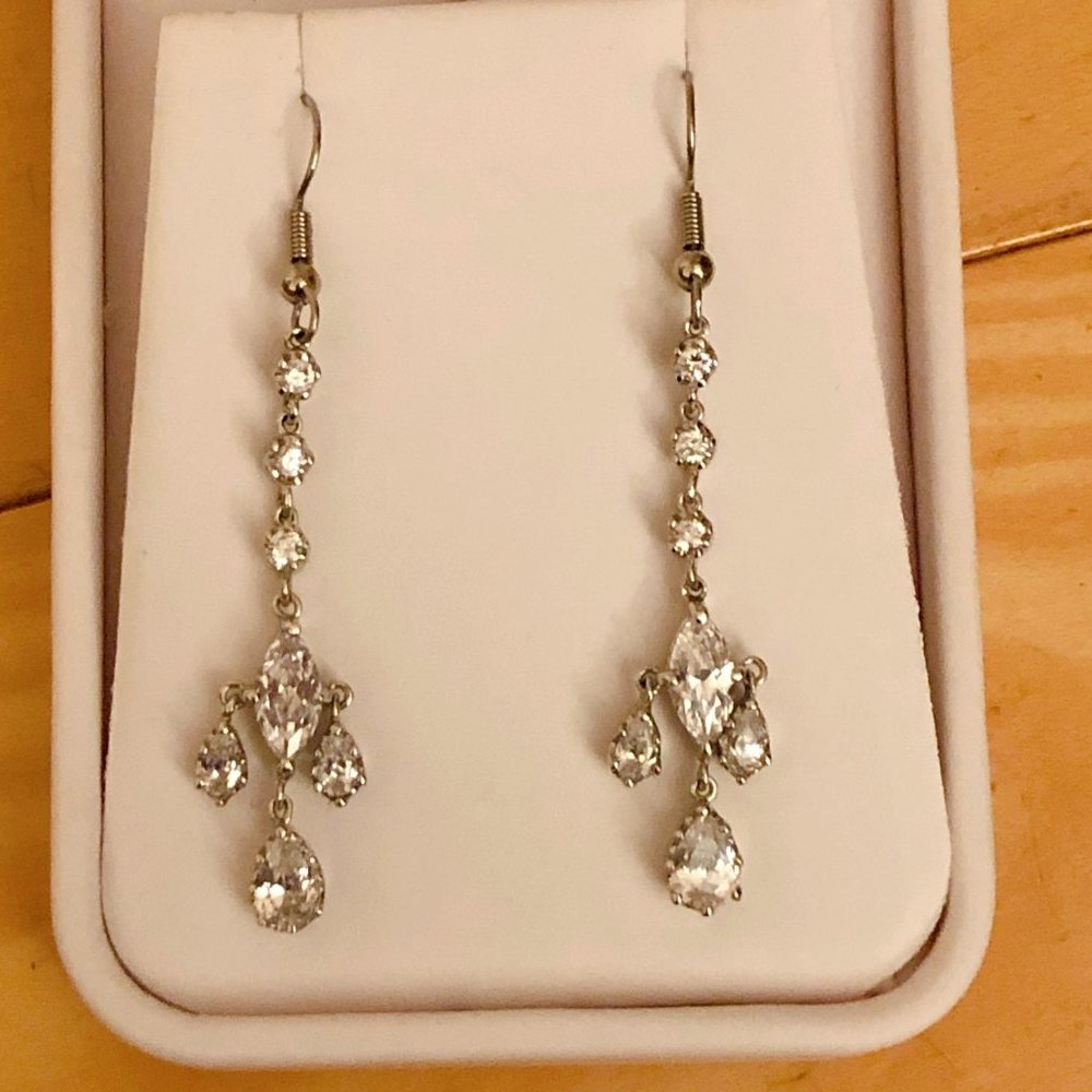Cubic Zirconia Chandelier Earring